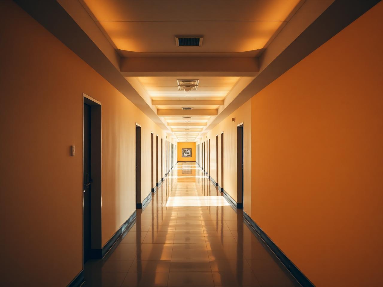 Hostel corridor in Indore shown as measurable advertising space